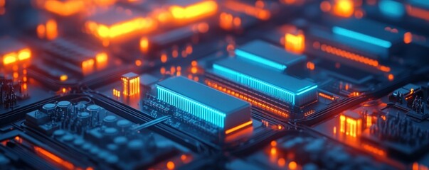 Obraz premium Stunning Aerial View of a Futuristic Power Grid: Innovation Meets Sustainability in Modern Energy Solutions