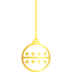 Gold Christmas Ball