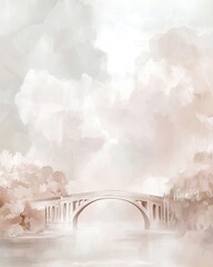 Vintage landscape art painting, wall art, design, realistic, textured painting