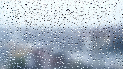 rain drops on glass window