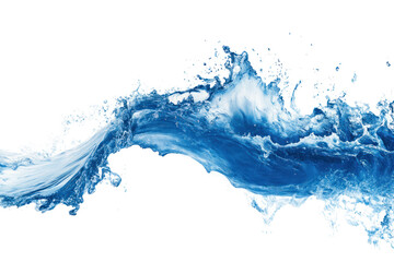 Water Splash - Abstract Blue Water Splash  