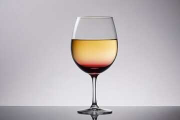 there is a glass of wine sitting on a table
