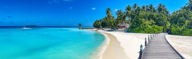 Beach resort in the Maldives, Asia