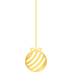 Gold Christmas Ball