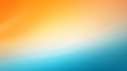 Obraz premium Colorful gradient background blending warm orange and cool blue tones creating a vibrant atmosphere for design projects