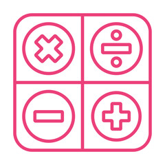 Fototapeta premium Mathematics Icon