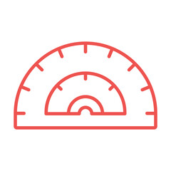 Fototapeta premium Protactor Icon