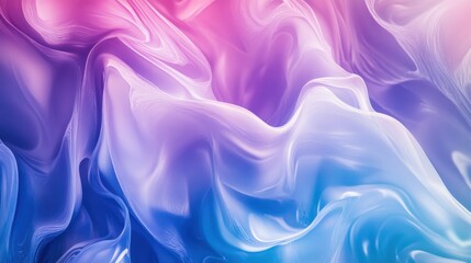 Obraz premium Abstract Swirling Pastel Colors Flowing Design