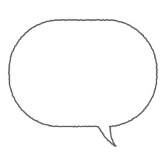 Fototapeta premium ふきだし（手描き風）