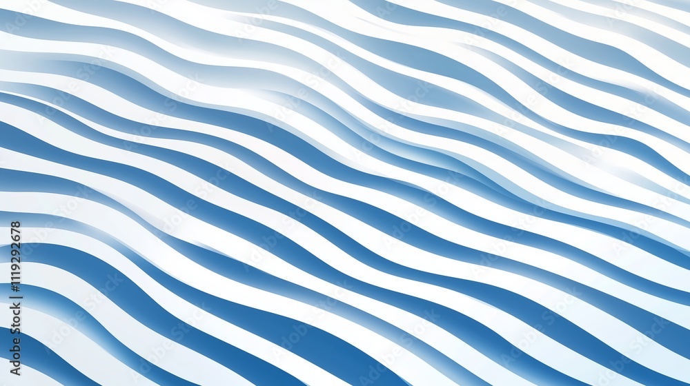 Poster flowing patterns of blue and white waves create a serene oceanic visual effect on a sunny day by the