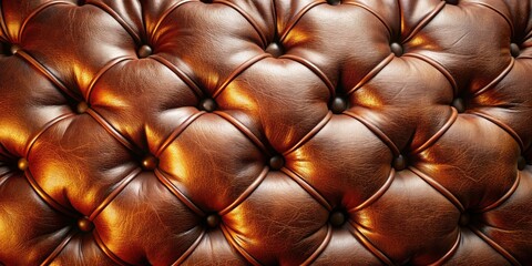 Fototapeta premium Vintage-Inspired Seamless Upholstery Texture with Leather and Fabric Aesthetic for Design Advertising in Minimalist Style