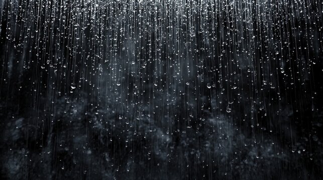 Rain overlay: A digital overlay of raindrops falling, designed to be placed over an image or video