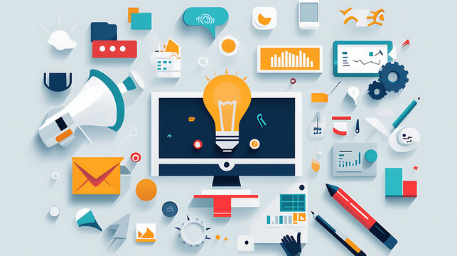 Entrepreneurs using digital tools to enhance productivity and teamwork in a contemporary workspace 