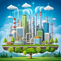 Eco-urban transformation involves redesigning urban spaces with sustainable practices