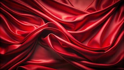 Red silk fabric luxurious background