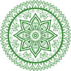Beautiful flower art and mandala vector design