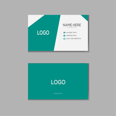 Creative and professional business card design.