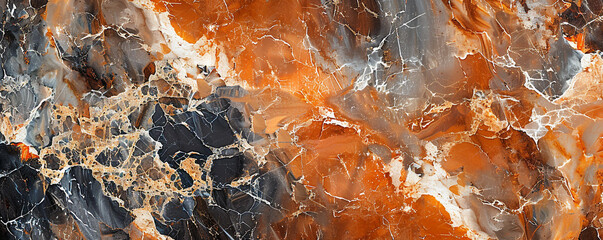 Obraz premium Artistic marble stone texture with deep contrasts and rich colors, perfect for digital wall tiles and floor tiles, highlighting a sophisticated, natural feel.