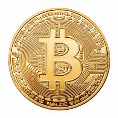 "Detailed Gold Dollar Coin Isolated on Clean White Canvas - PNG"