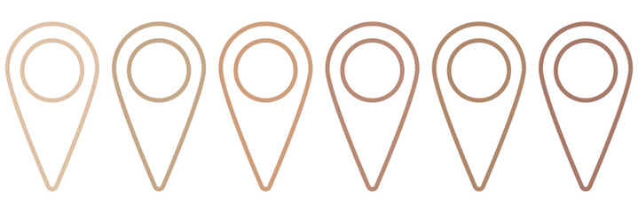 pin map icon. pin location icon vector