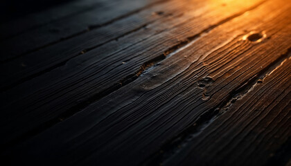 Fototapeta premium Old grunge dark textured wooden background , The surface of the old brown wood texture