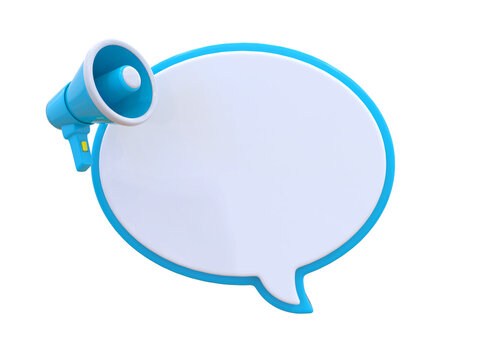 recommend clip art: Announcement megaphone 3D Render