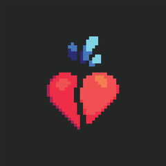 this is love icon in pixel art style ,this item good for presentations,stickers, icons, t shirt design,game asset,logo and project.
