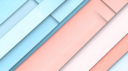 Abstract Geometric Shapes in Pastel Colors