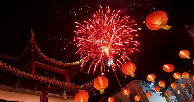 Chinese New Year Firework in 4K