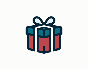 gift box with red ribbon