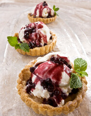 Triplets of Ice Cream Desserts