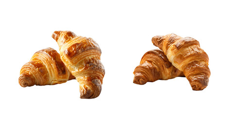 croissant isolated on white background