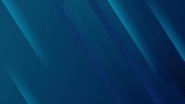 geometric abstract design in blue tones with diagonal lines seamless 4k video background motion pop art design