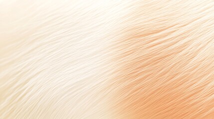 Soft, gradient texture of light peach and white fur, showing fine hairs and subtle color variations. Generative ai