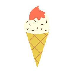 Vanilla Ice Cream Cone