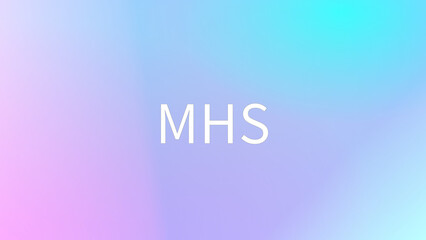 MHS のグラデーション背景イラスト