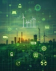 Green logistics and sustainable transport  eco friendly trucking for net zero carbon emissions