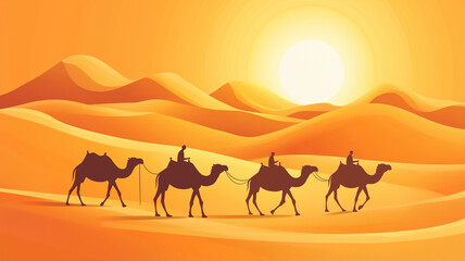 エジプトをイメージしたイラスト