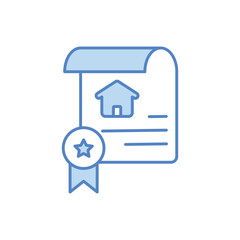 Title Deeds vector icon