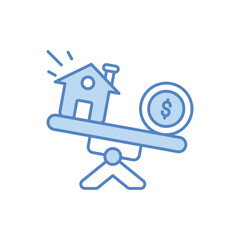 Home Trading vector icon