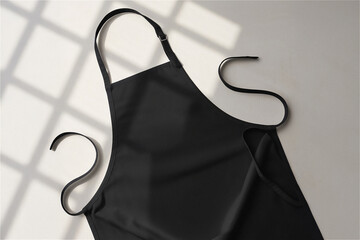 레스토랑 카페 앞치마 로고 브랜드 디자인 목업