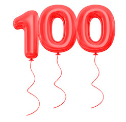 Red Balloon Number 100