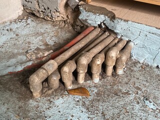 Old water pipes