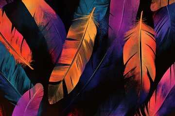 Watercolor background, blue pink and purple color themes
