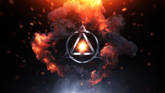 Fire Explosion Logo Impact Intro