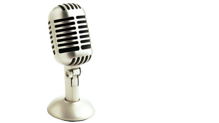 Fototapeta premium Vintage Microphone on Stand 