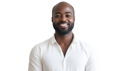 Smiling Black Man Portrait 