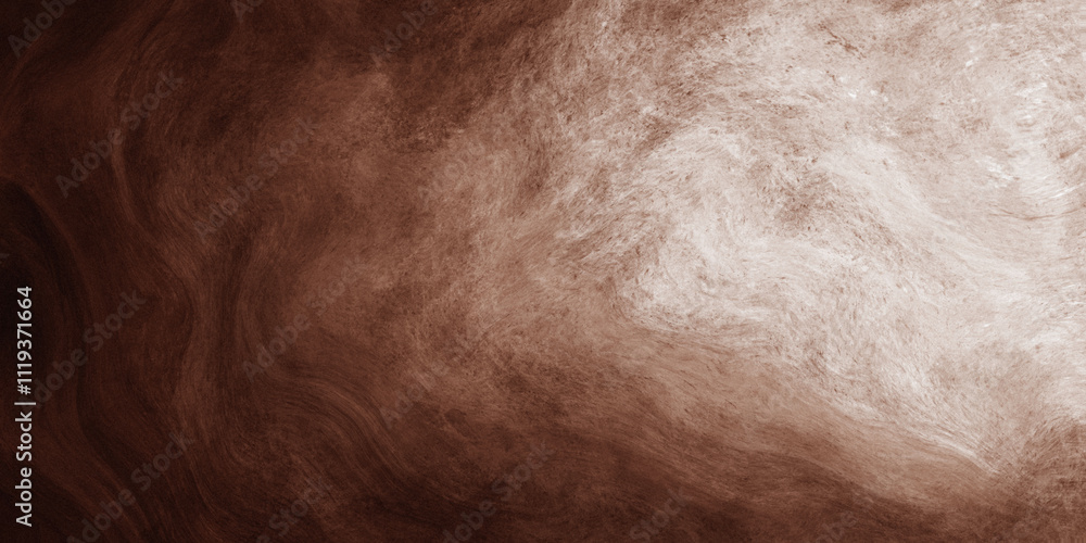 Poster abstract paint background brown mocha mousse color with grunge texture vintage style.