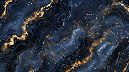 Navy blue agate crystal stone texture wallpaper