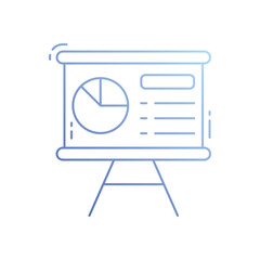 Presentation vector icon